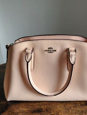 Coach Sage Mini Carryall Leather Satchel in Light Pink